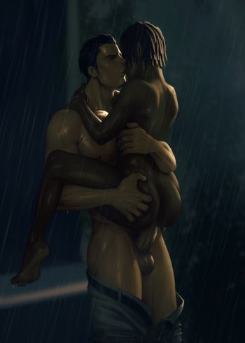 Kiryu Kazuma Fuckin' In The Rain